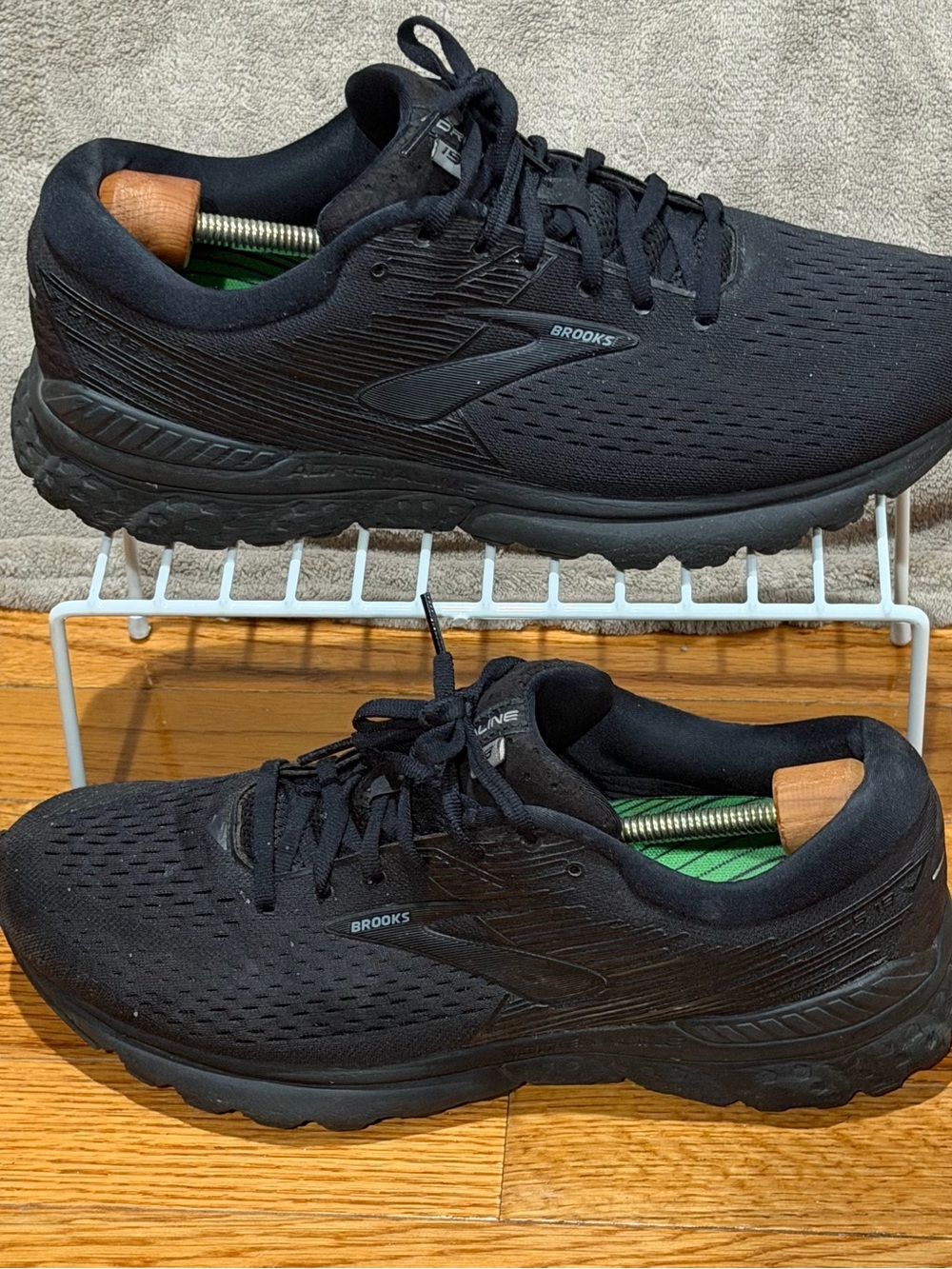 Brooks Adrenaline GTS 19 2E Wide Triple Black Men’s 11.5 Running Athletic Comfy